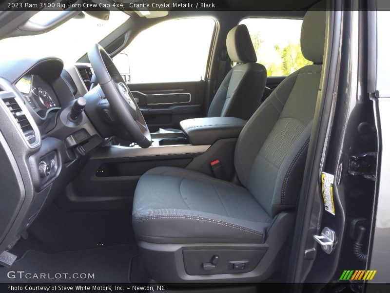 Granite Crystal Metallic / Black 2023 Ram 3500 Big Horn Crew Cab 4x4