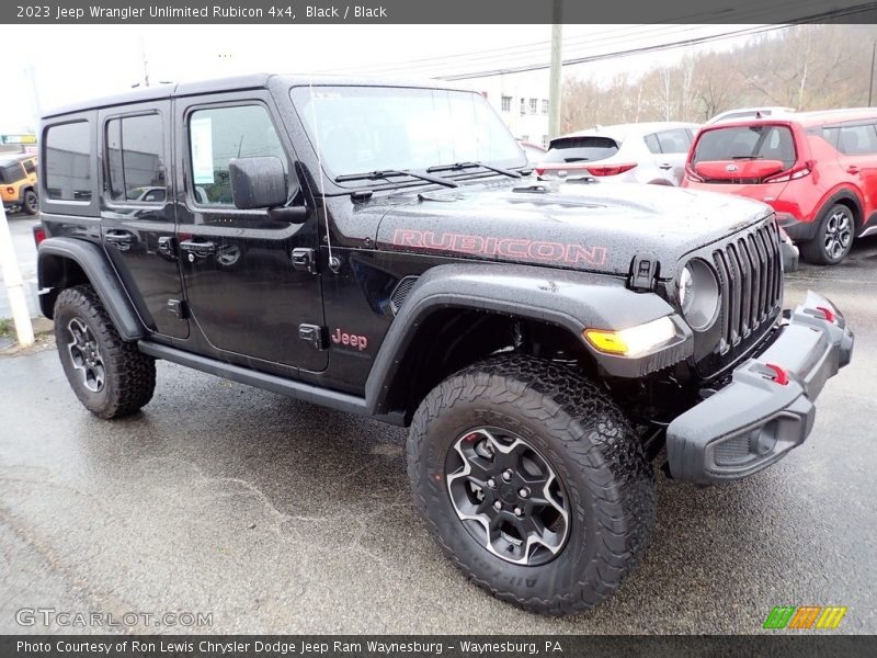 Black / Black 2023 Jeep Wrangler Unlimited Rubicon 4x4