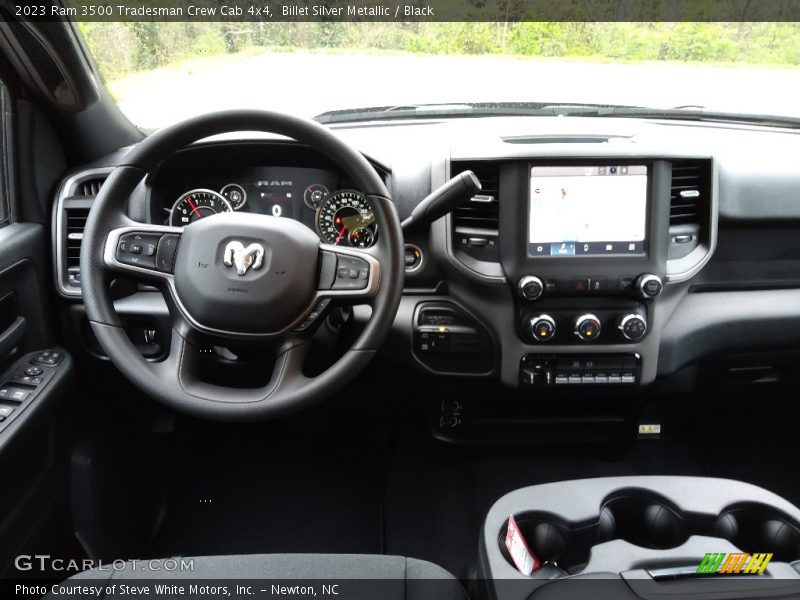Billet Silver Metallic / Black 2023 Ram 3500 Tradesman Crew Cab 4x4