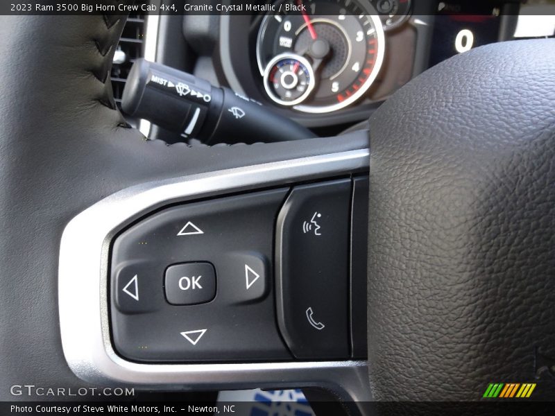 Granite Crystal Metallic / Black 2023 Ram 3500 Big Horn Crew Cab 4x4