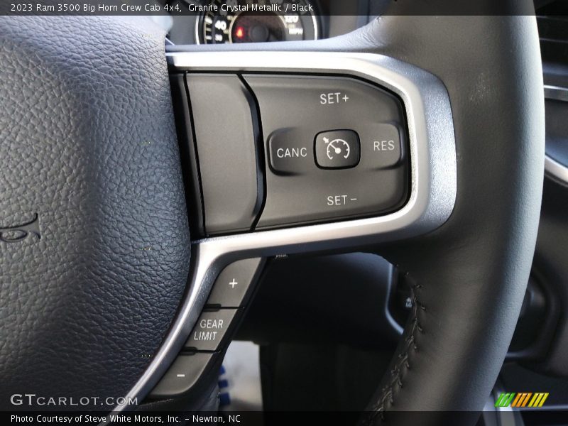 Granite Crystal Metallic / Black 2023 Ram 3500 Big Horn Crew Cab 4x4