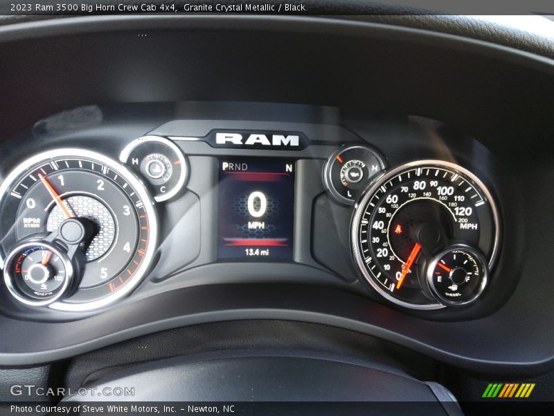 Granite Crystal Metallic / Black 2023 Ram 3500 Big Horn Crew Cab 4x4