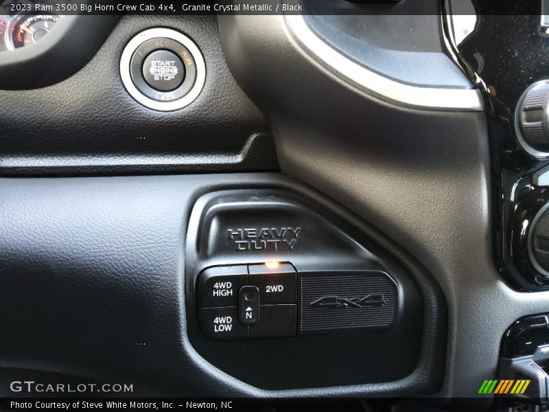 Granite Crystal Metallic / Black 2023 Ram 3500 Big Horn Crew Cab 4x4