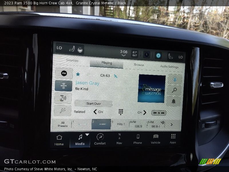 Granite Crystal Metallic / Black 2023 Ram 3500 Big Horn Crew Cab 4x4