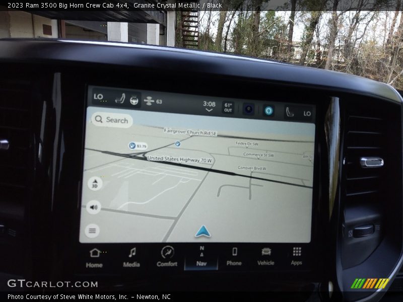 Granite Crystal Metallic / Black 2023 Ram 3500 Big Horn Crew Cab 4x4