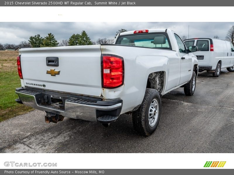 Summit White / Jet Black 2015 Chevrolet Silverado 2500HD WT Regular Cab