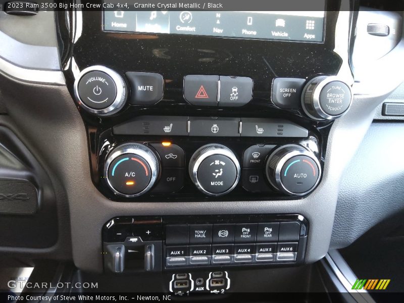 Granite Crystal Metallic / Black 2023 Ram 3500 Big Horn Crew Cab 4x4