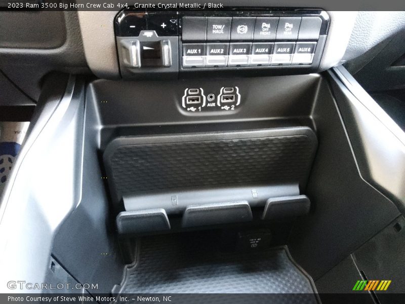 Granite Crystal Metallic / Black 2023 Ram 3500 Big Horn Crew Cab 4x4