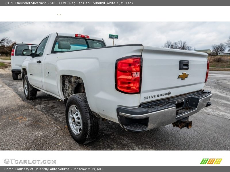 Summit White / Jet Black 2015 Chevrolet Silverado 2500HD WT Regular Cab