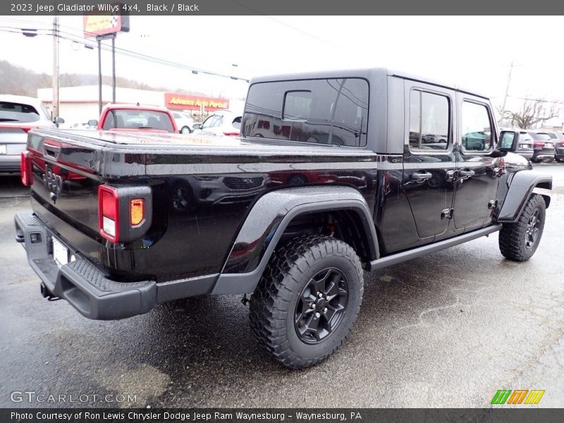 Black / Black 2023 Jeep Gladiator Willys 4x4