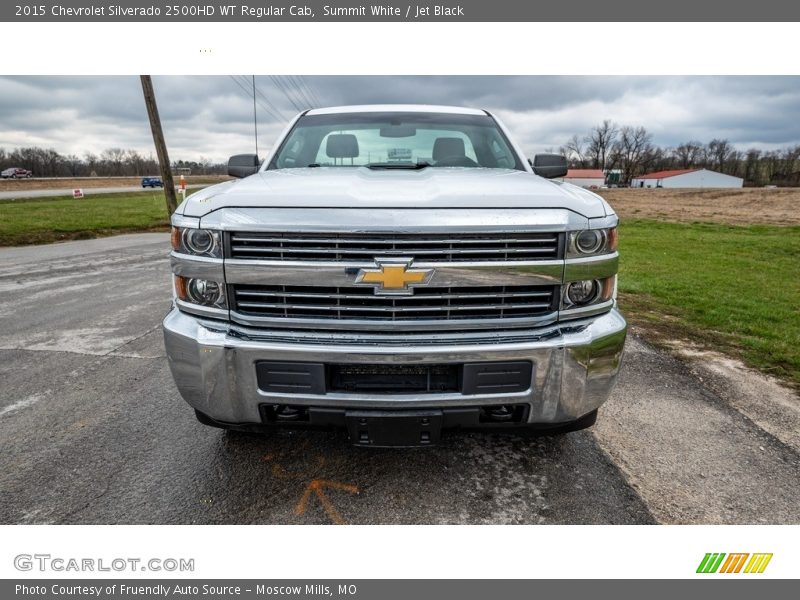 Summit White / Jet Black 2015 Chevrolet Silverado 2500HD WT Regular Cab