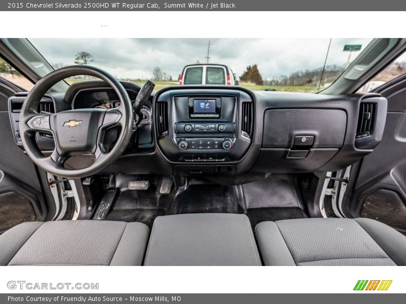 Dashboard of 2015 Silverado 2500HD WT Regular Cab
