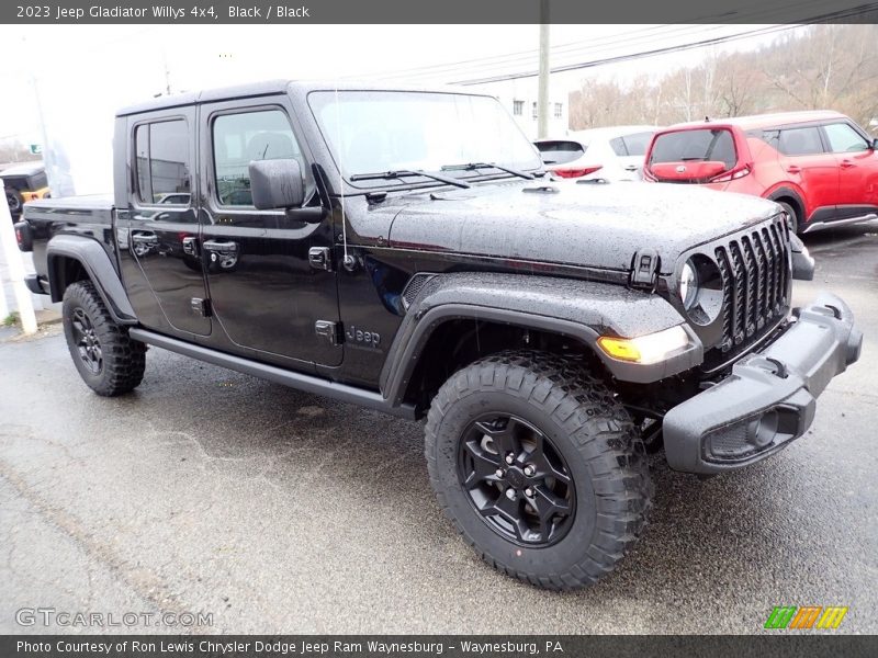 Black / Black 2023 Jeep Gladiator Willys 4x4