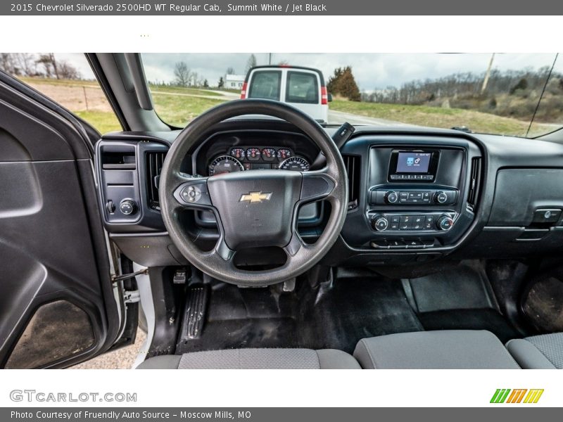 Summit White / Jet Black 2015 Chevrolet Silverado 2500HD WT Regular Cab