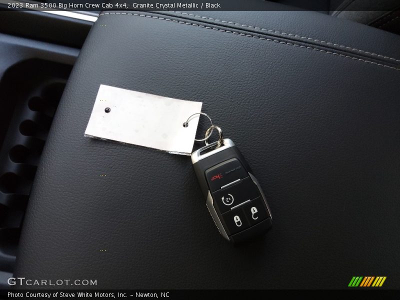 Granite Crystal Metallic / Black 2023 Ram 3500 Big Horn Crew Cab 4x4