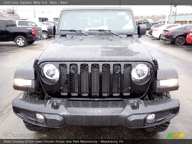 Black / Black 2023 Jeep Gladiator Willys 4x4