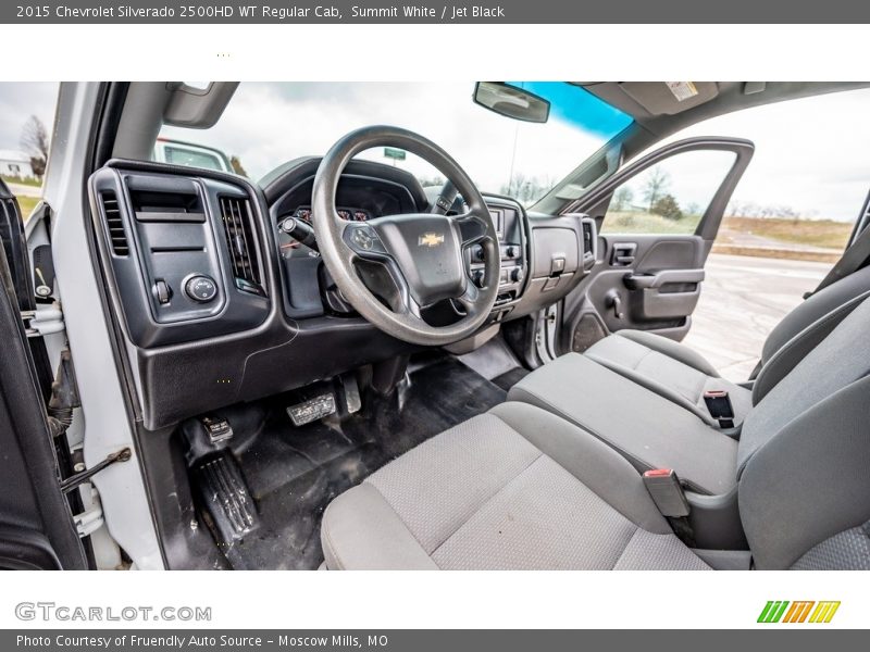 2015 Silverado 2500HD WT Regular Cab Jet Black Interior