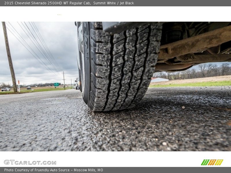 Summit White / Jet Black 2015 Chevrolet Silverado 2500HD WT Regular Cab