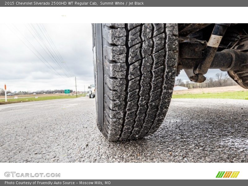 Summit White / Jet Black 2015 Chevrolet Silverado 2500HD WT Regular Cab