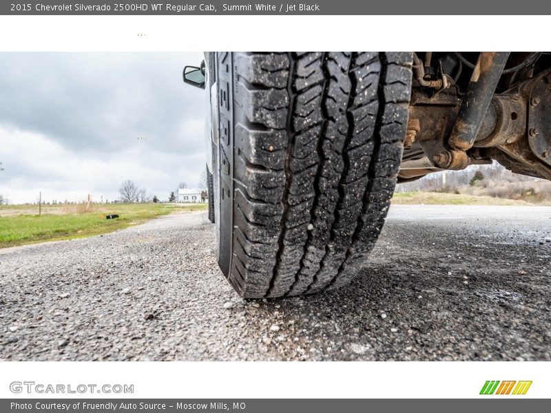 Summit White / Jet Black 2015 Chevrolet Silverado 2500HD WT Regular Cab