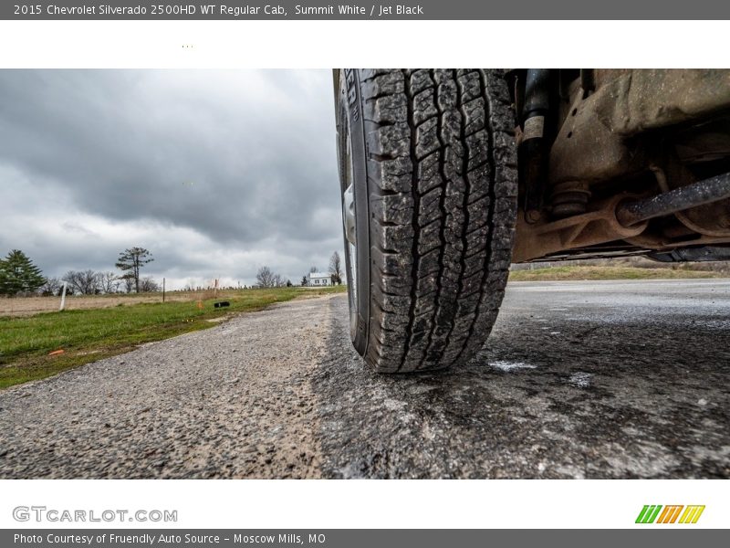 Summit White / Jet Black 2015 Chevrolet Silverado 2500HD WT Regular Cab