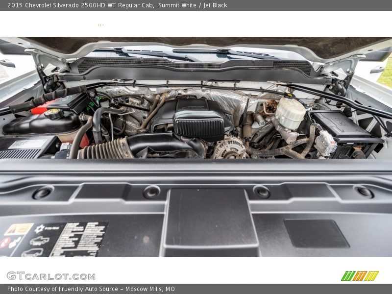 Summit White / Jet Black 2015 Chevrolet Silverado 2500HD WT Regular Cab