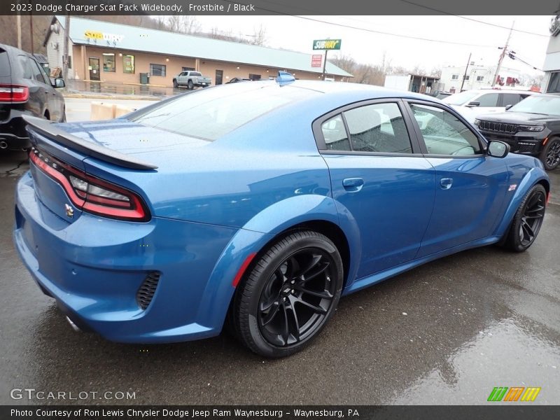 Frostbite / Black 2023 Dodge Charger Scat Pack Widebody