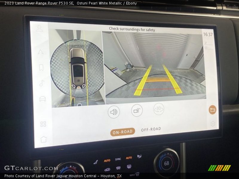 Controls of 2023 Range Rover P530 SE