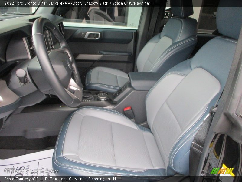  2022 Bronco Outer Banks 4x4 4-Door Space Gray/Navy Pier Interior