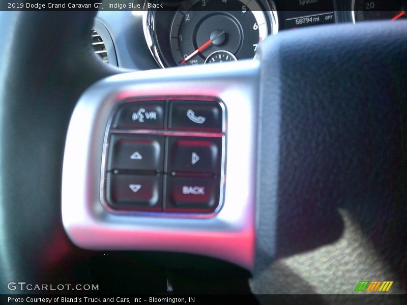 Indigo Blue / Black 2019 Dodge Grand Caravan GT