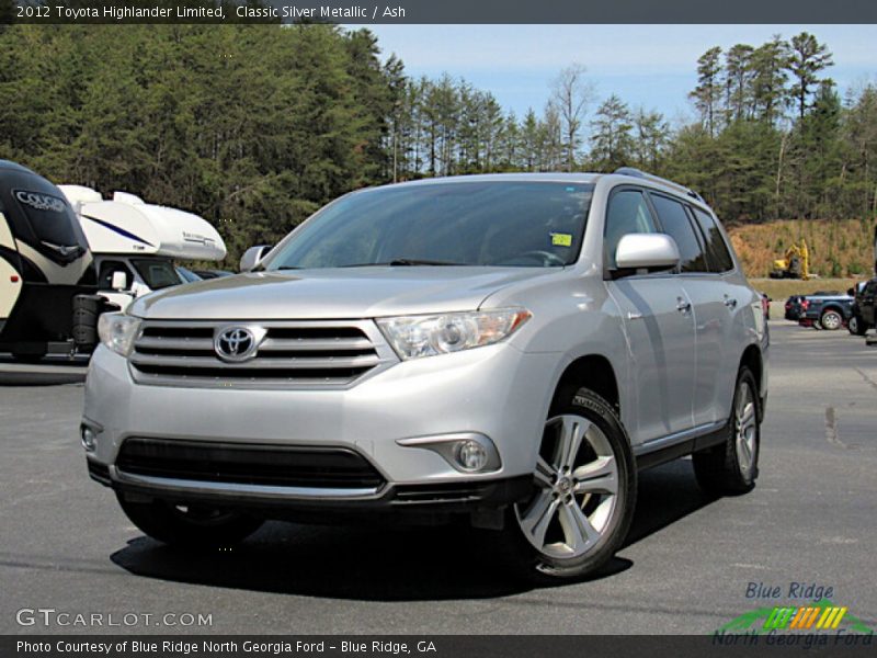 Classic Silver Metallic / Ash 2012 Toyota Highlander Limited
