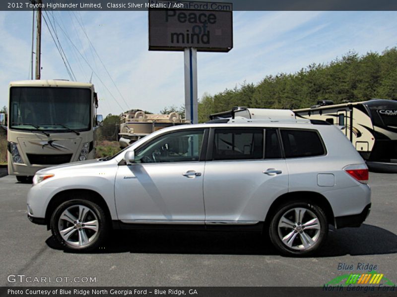 Classic Silver Metallic / Ash 2012 Toyota Highlander Limited