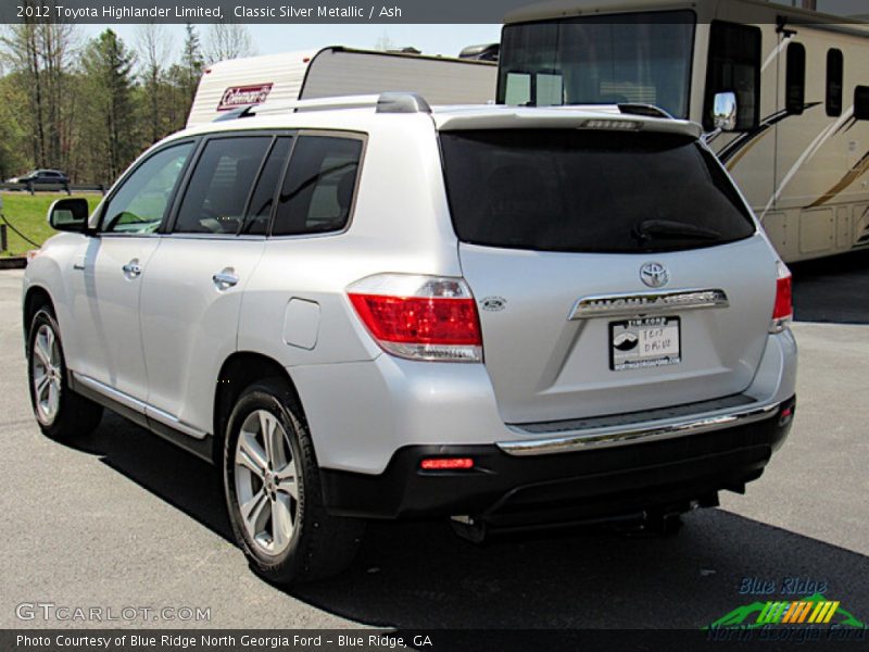 Classic Silver Metallic / Ash 2012 Toyota Highlander Limited