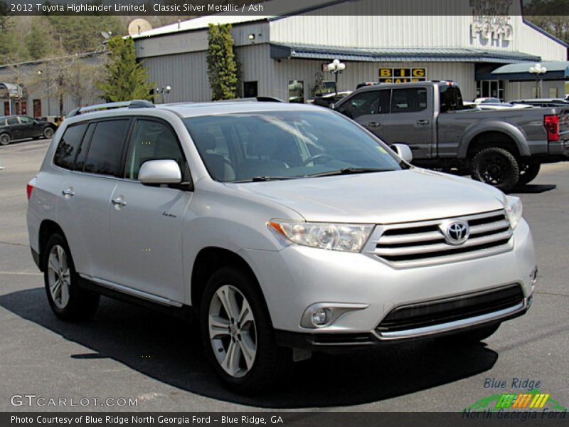 Classic Silver Metallic / Ash 2012 Toyota Highlander Limited
