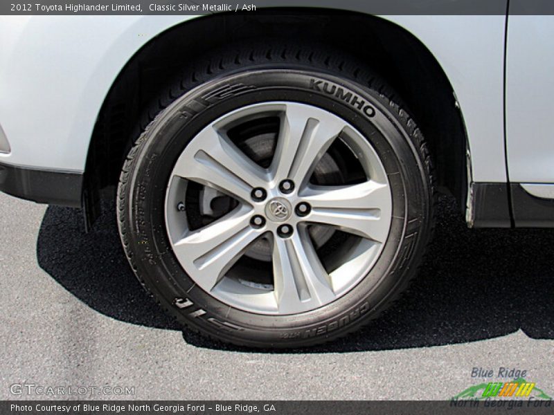 Classic Silver Metallic / Ash 2012 Toyota Highlander Limited