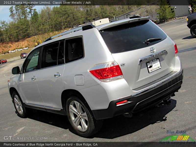 Classic Silver Metallic / Ash 2012 Toyota Highlander Limited
