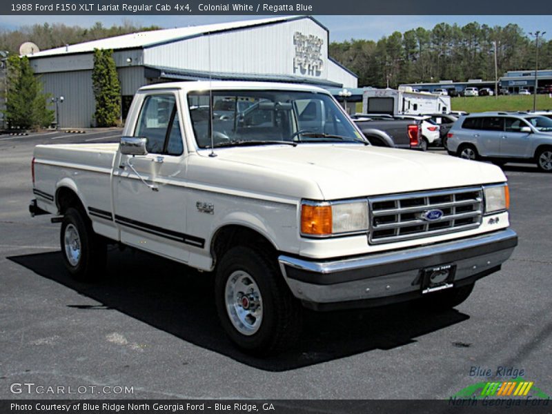 Front 3/4 View of 1988 F150 XLT Lariat Regular Cab 4x4