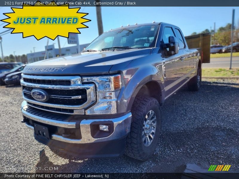 Carbonized Gray / Black 2021 Ford F250 Super Duty Lariat Crew Cab 4x4