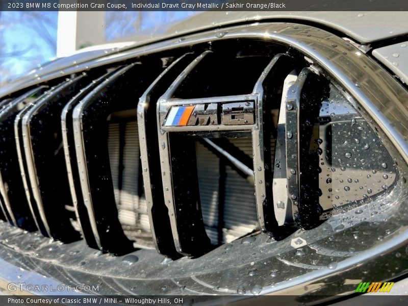 Individual Dravit Gray Metallic / Sakhir Orange/Black 2023 BMW M8 Competition Gran Coupe