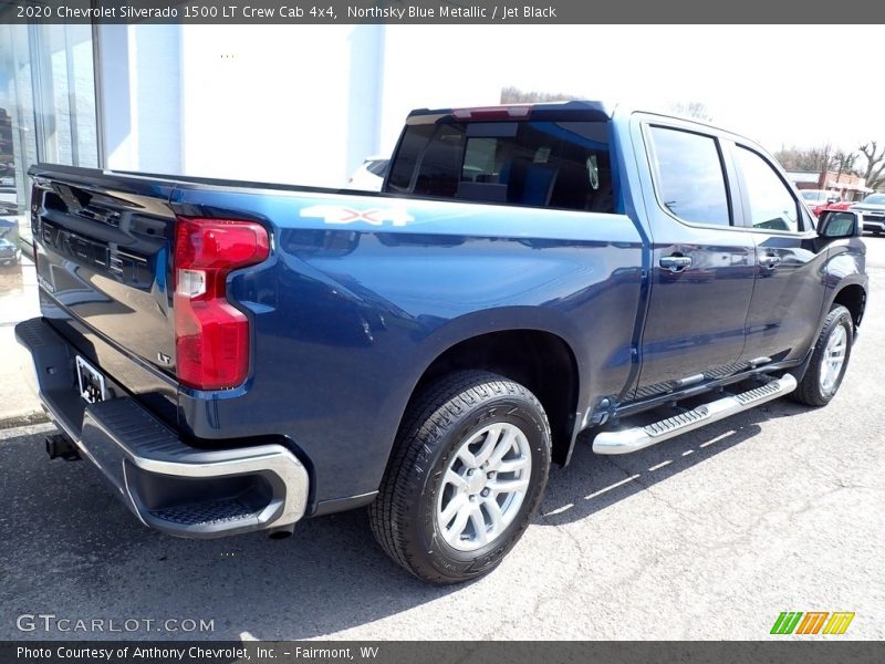 Northsky Blue Metallic / Jet Black 2020 Chevrolet Silverado 1500 LT Crew Cab 4x4