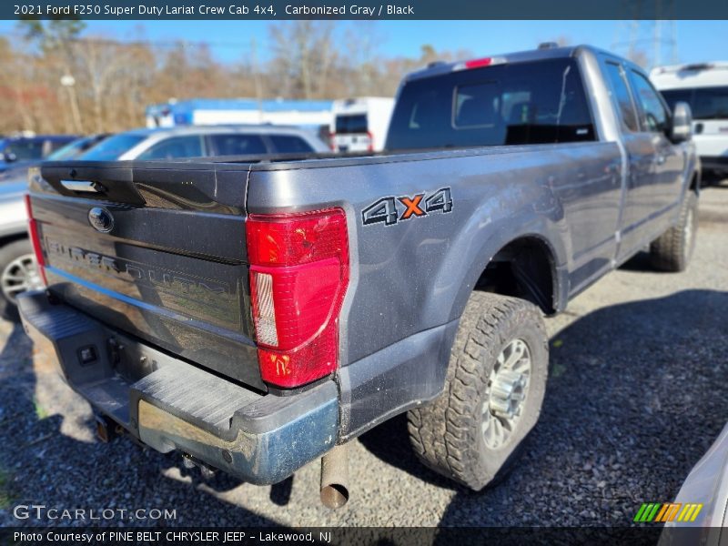 Carbonized Gray / Black 2021 Ford F250 Super Duty Lariat Crew Cab 4x4