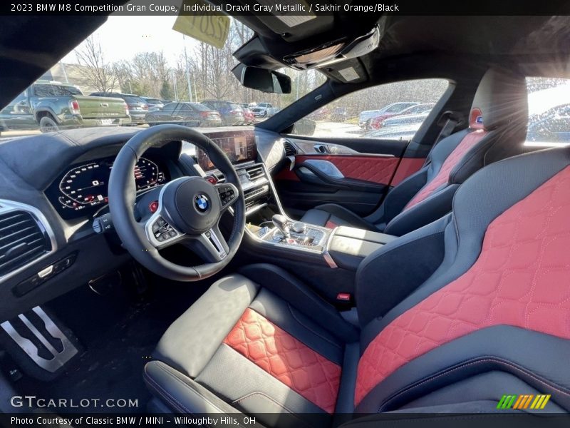 Front Seat of 2023 M8 Competition Gran Coupe