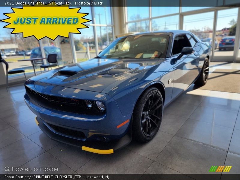 Frostbite / Black 2021 Dodge Challenger R/T Scat Pack