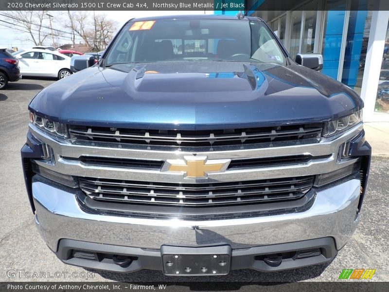Northsky Blue Metallic / Jet Black 2020 Chevrolet Silverado 1500 LT Crew Cab 4x4