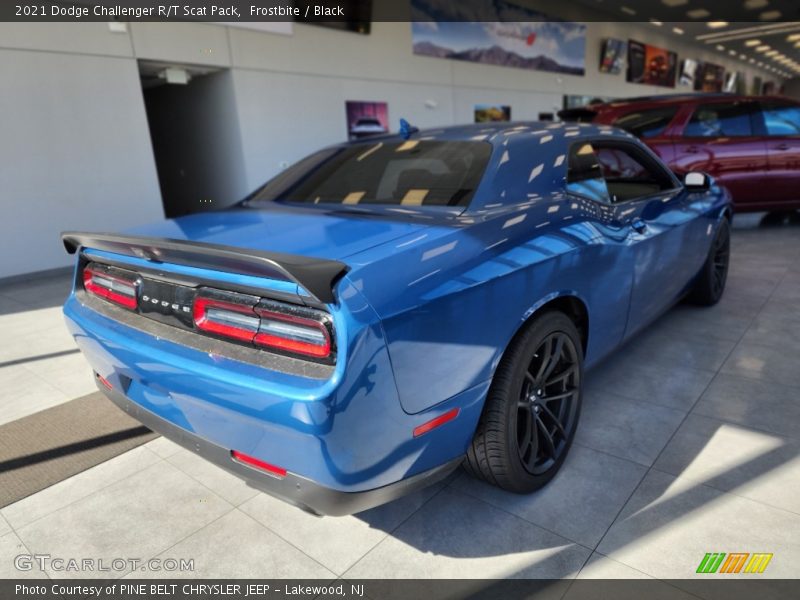 Frostbite / Black 2021 Dodge Challenger R/T Scat Pack