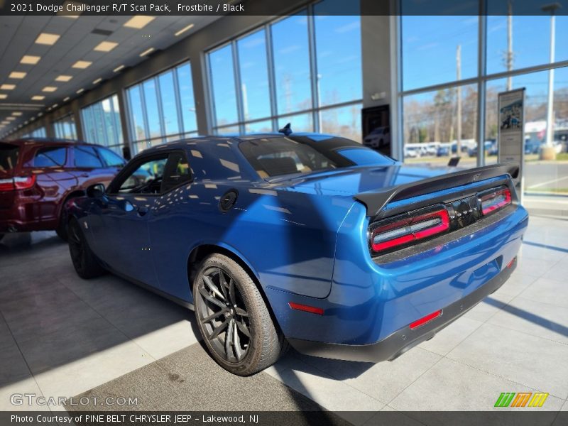 Frostbite / Black 2021 Dodge Challenger R/T Scat Pack