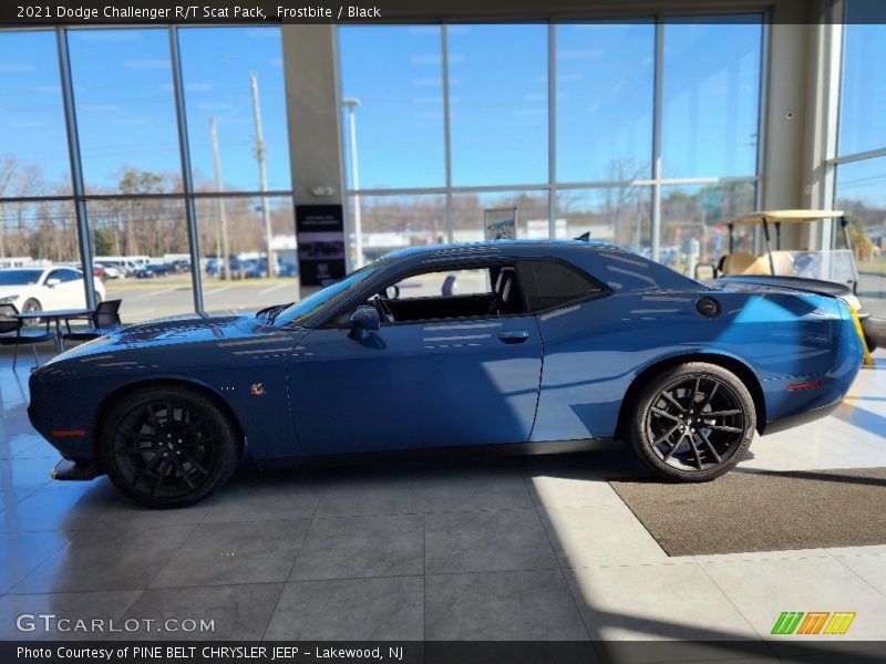 Frostbite / Black 2021 Dodge Challenger R/T Scat Pack