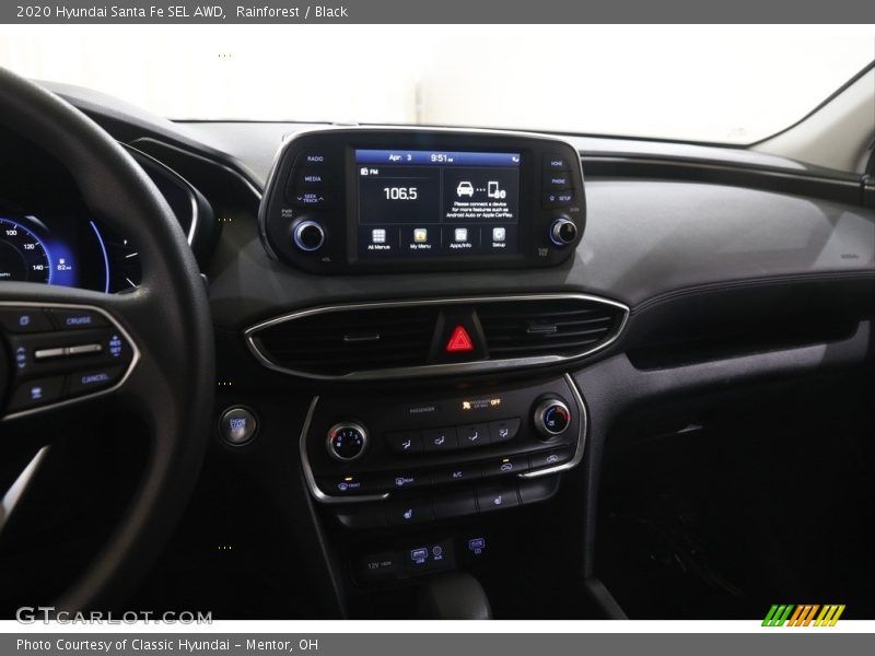 Rainforest / Black 2020 Hyundai Santa Fe SEL AWD