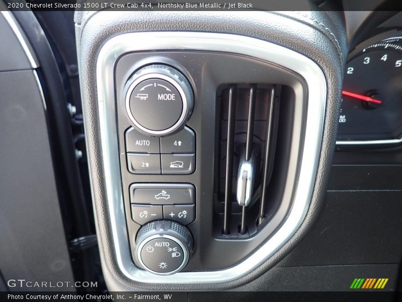 Northsky Blue Metallic / Jet Black 2020 Chevrolet Silverado 1500 LT Crew Cab 4x4