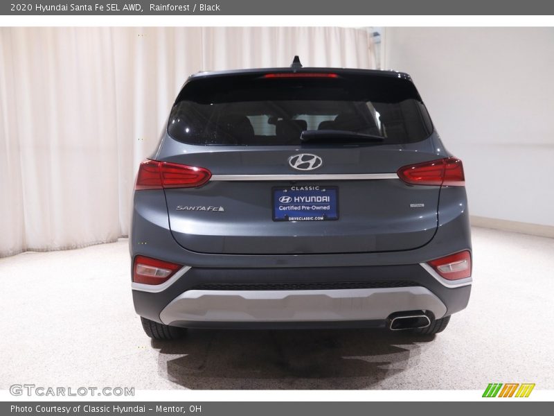 Rainforest / Black 2020 Hyundai Santa Fe SEL AWD
